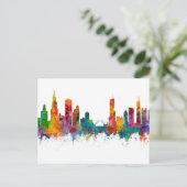 Carte Postale Skyline de l'Illinois (Debout devant)