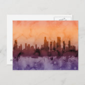 Carte Postale Skyline de l'Illinois (Devant / Derrière)