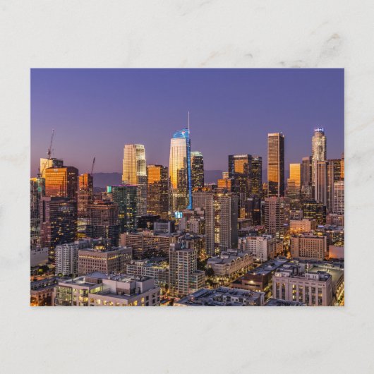 Carte postale Skyline de Los Angeles (Devant)