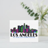 Carte Postale Skyline de Los Angeles California (Debout devant)