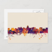 Carte Postale Skyline de Madison (Devant / Derrière)