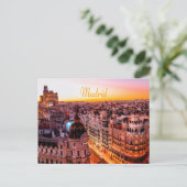 Carte Postale Skyline de Madrid Capitol City (Debout devant)