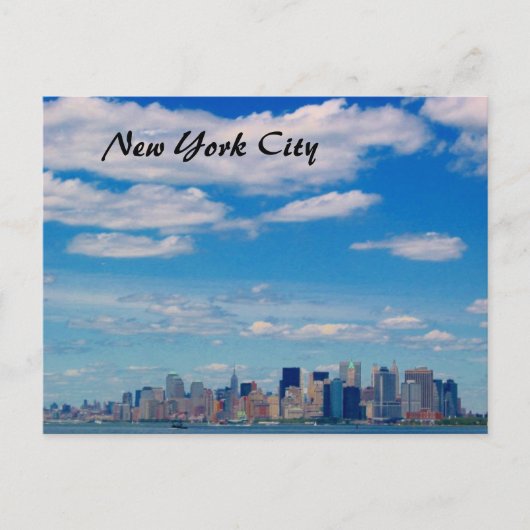 Carte Postale skyline de manhattan (Devant)