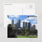 Carte Postale skyline de melbourne (Devant / Derrière)