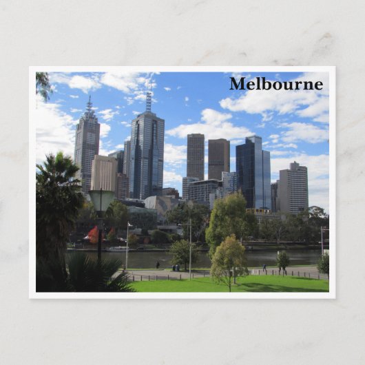 Carte Postale skyline de melbourne (Devant)