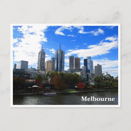 Carte Postale skyline de melbourne yarra (Devant)
