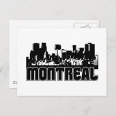 Carte Postale Skyline de Montréal (Devant / Derrière)