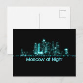 Carte Postale Skyline de Moscou (Devant / Derrière)