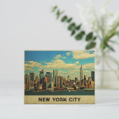 Carte Postale Skyline de New York (Debout devant)