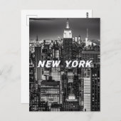 Carte Postale Skyline de New York (Devant / Derrière)