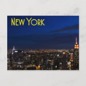 Carte Postale Skyline de New York (Devant)