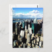 Carte Postale Skyline de New York (Devant / Derrière)