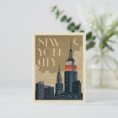 Carte Postale Skyline de New York (Debout devant)