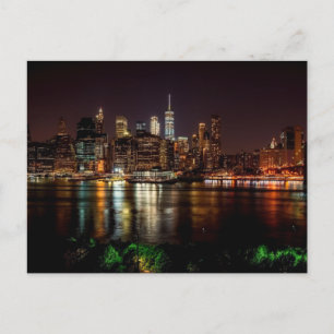 CARTE POSTALE SKYLINE DE NEW YORK CITY