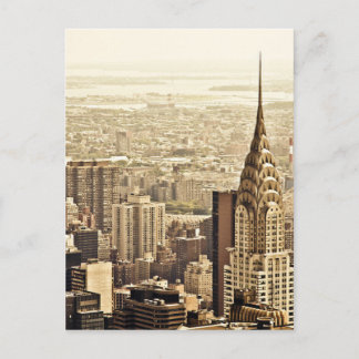 Carte Postale Skyline de New York et le Chrysler Building