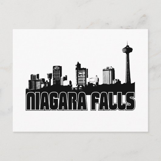 Carte Postale Skyline de Niagara Falls (Devant)