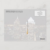 Carte Postale Skyline de Philadelphie, Pennsylvanie (Dos)