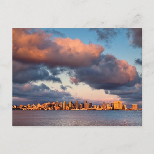 Carte Postale Skyline de San Diego Bay City (Devant)