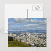 Carte Postale Skyline de San Francisco (Devant / Derrière)