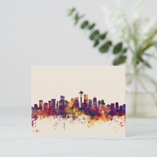Carte Postale Skyline de Seattle (Debout devant)