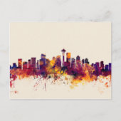 Carte Postale Skyline de Seattle (Devant)