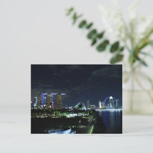 Carte Postale Skyline de Singapour (Debout devant)