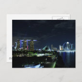 Carte Postale Skyline de Singapour (Devant / Derrière)