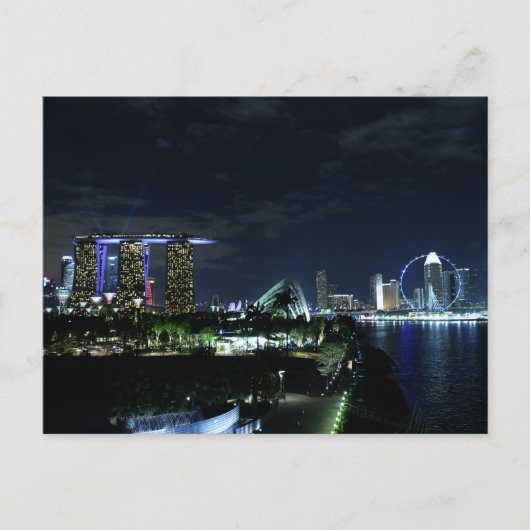 Carte Postale Skyline de Singapour (Devant)