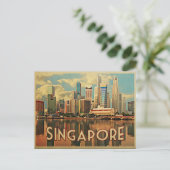 Carte Postale Skyline de Singapour (Debout devant)