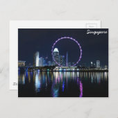 Carte Postale Skyline de Singapour (Devant / Derrière)