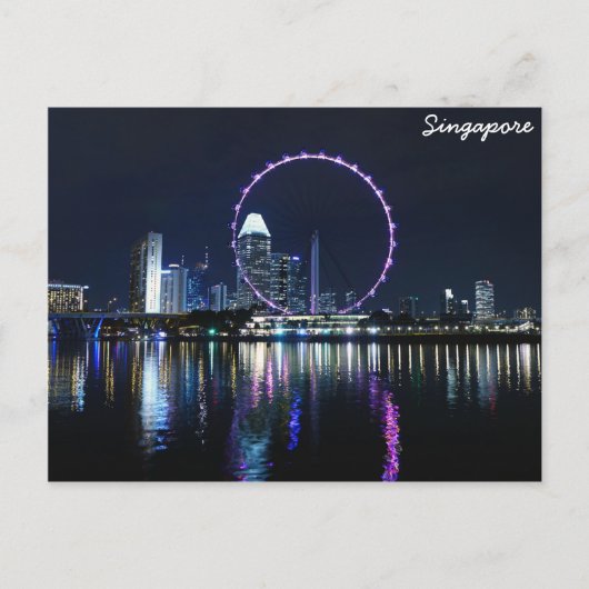 Carte Postale Skyline de Singapour (Devant)
