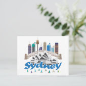 Carte Postale Skyline de Sydney (Debout devant)