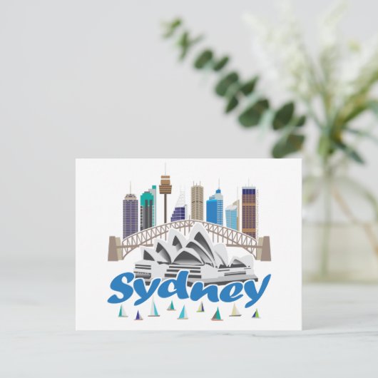 Carte Postale Skyline de Sydney (Debout devant)