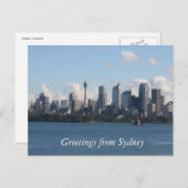 Carte Postale skyline de sydney (Devant / Derrière)