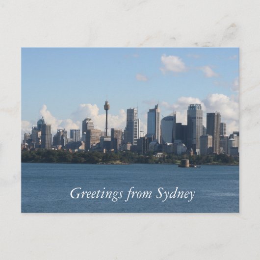 Carte Postale skyline de sydney (Devant)