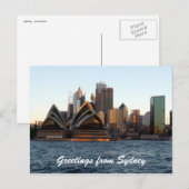 Carte Postale skyline de sydney (Devant / Derrière)