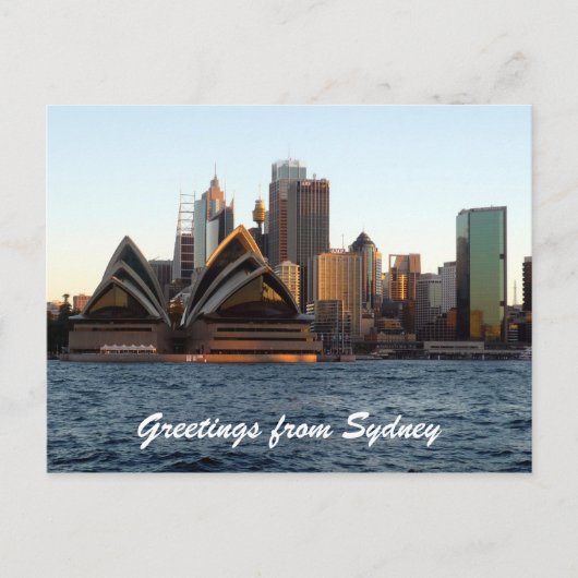 Carte Postale skyline de sydney (Devant)
