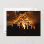 Carte Postale Skyline de Sydney la nuit (Devant / Derrière)