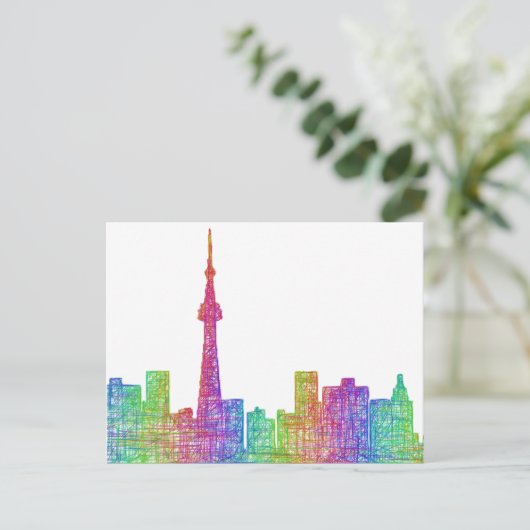 Carte Postale Skyline de Toronto (Debout devant)
