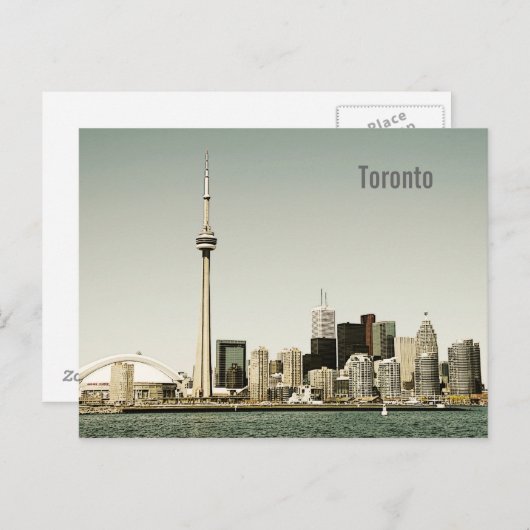 Carte postale Skyline de Toronto (Devant / Derrière)