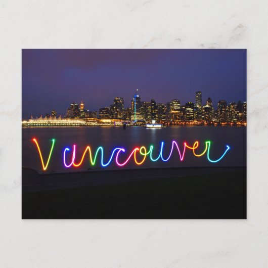 Carte postale Skyline de Vancouver (Devant)