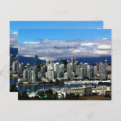 Carte Postale Skyline de Vancouver, Canada (Devant / Derrière)