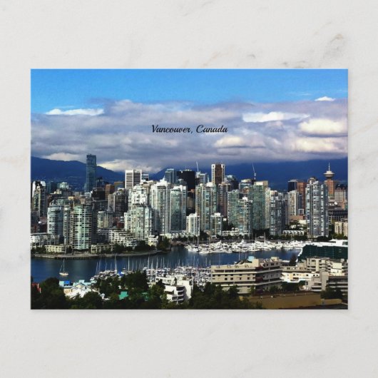 Carte Postale Skyline de Vancouver, Canada (Devant)