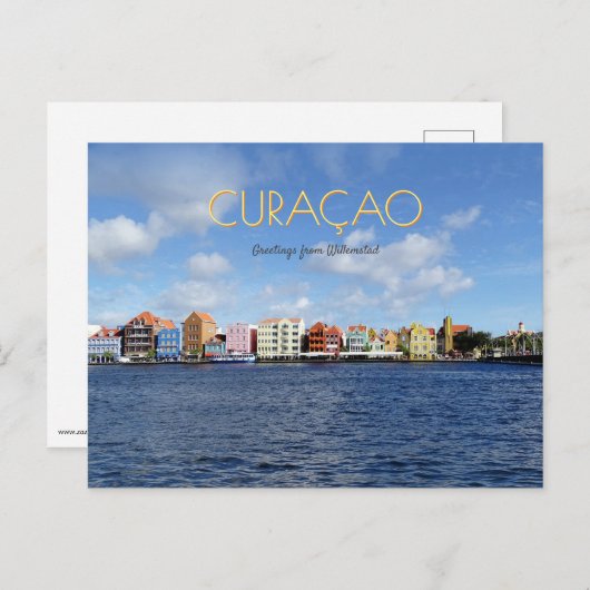Carte Postale Skyline de Willemstad (personnalisable) (Devant / Derrière)