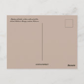 Carte Postale Skyline de Zahlé Liban (Dos)