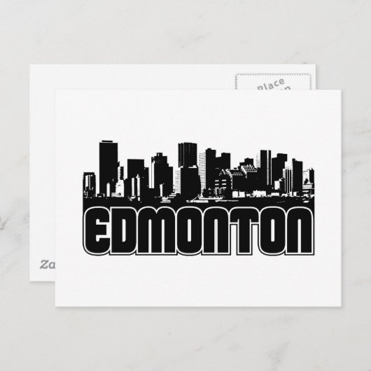 Carte Postale Skyline d'Edmonton (Devant / Derrière)