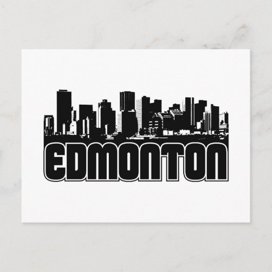 Carte Postale Skyline d'Edmonton (Devant)