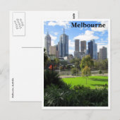 Carte Postale skyline du parc de melbourne (Devant / Derrière)