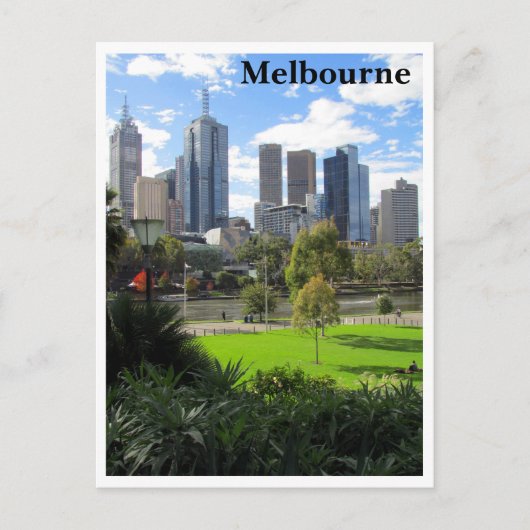 Carte Postale skyline du parc de melbourne (Devant)