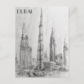 Carte Postale Skyline Dubaï (Devant)